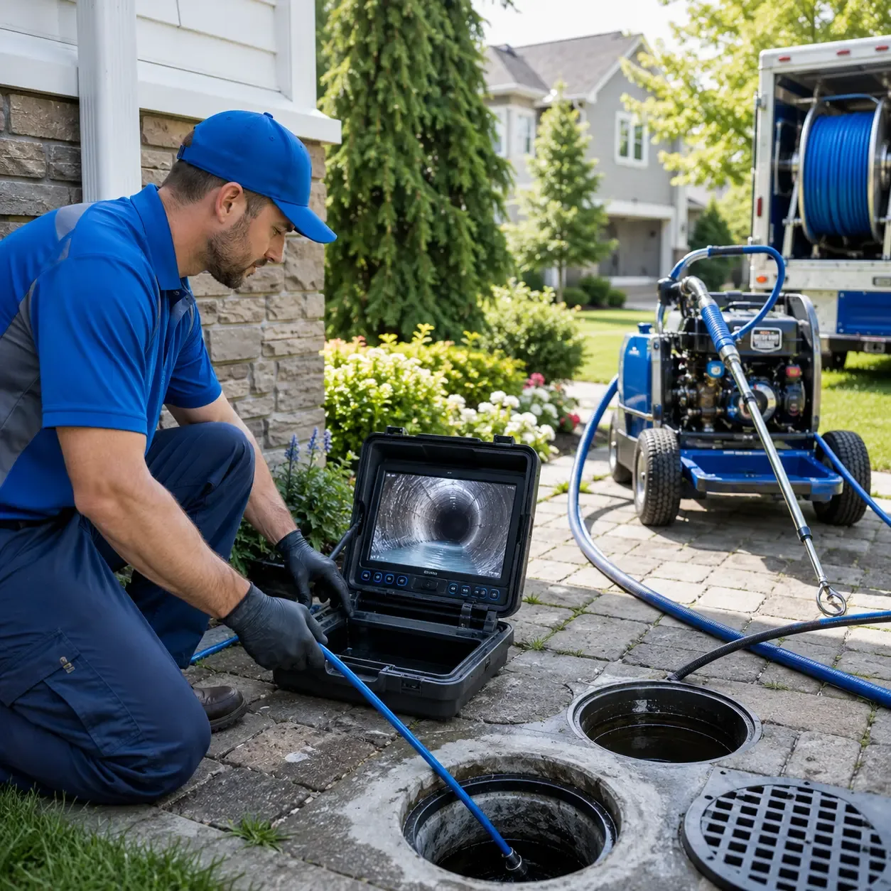 Outdoor drain cleaning professionals serving Larkspur, CO