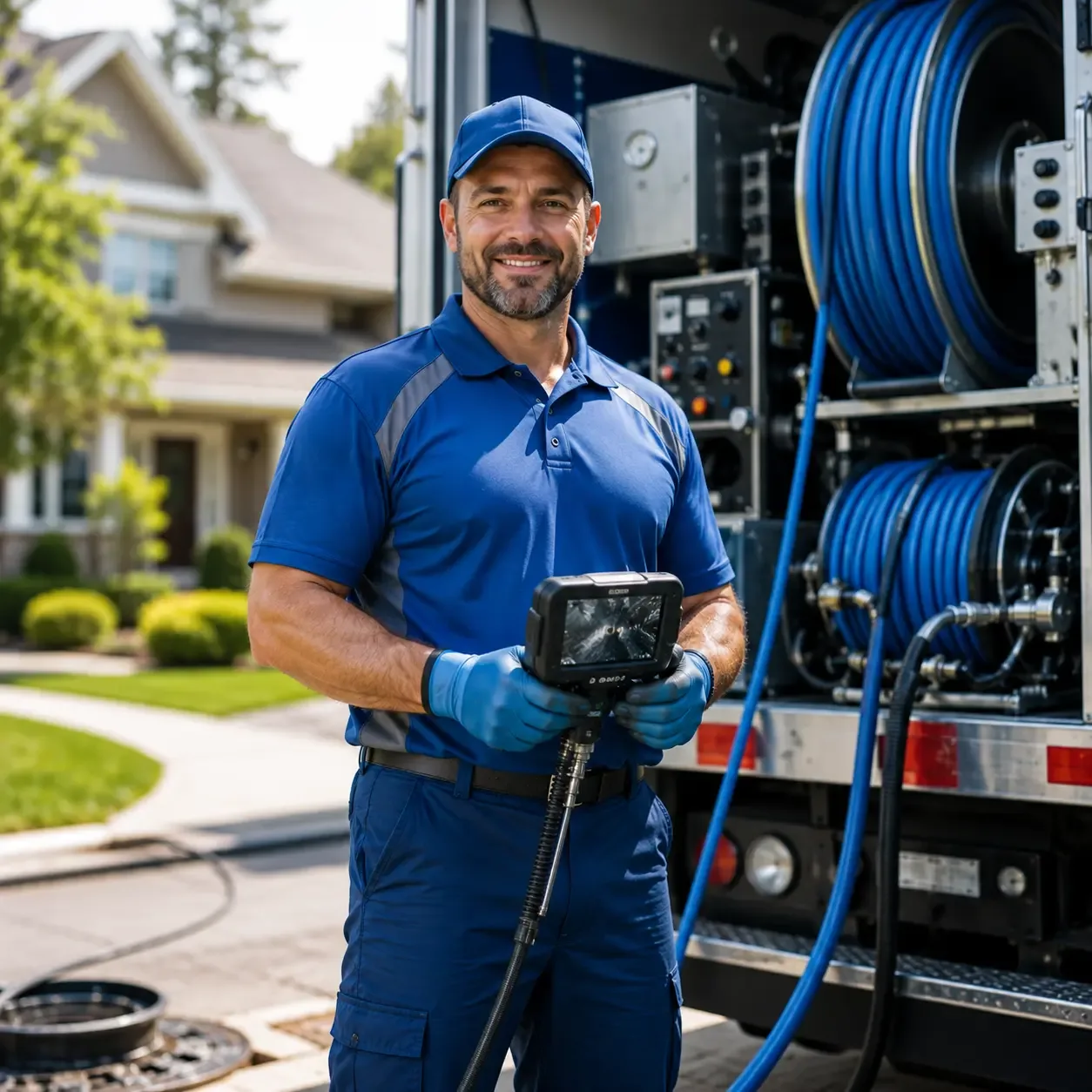 Local outdoor drain cleaning specialists in Larkspur, CO